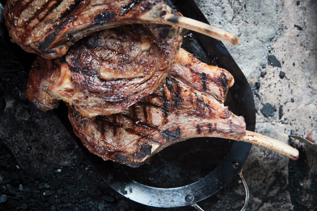 Bougie Dirtbag Baja Grilled Tomahawk Steaks