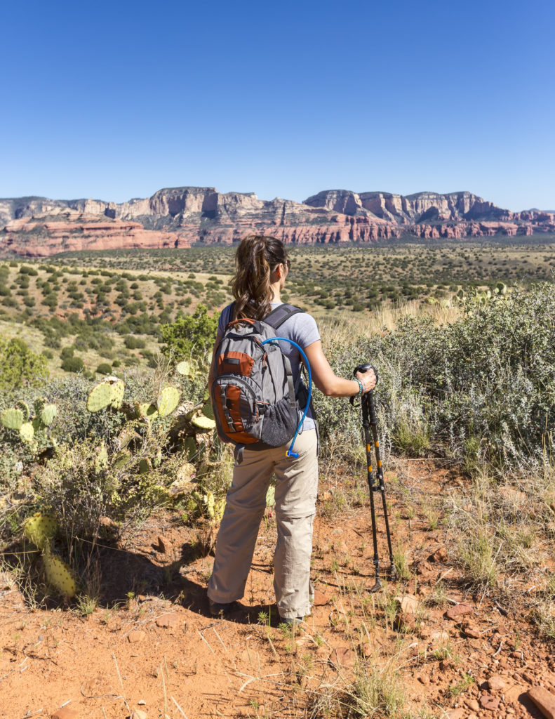 Woman Hiking