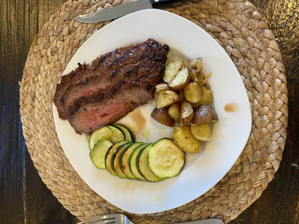 Bourbon Marinated Flank Steak