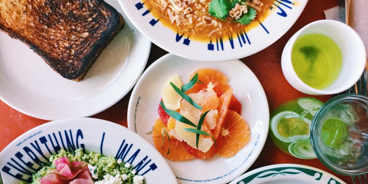 Breakfast spread at SQIRL