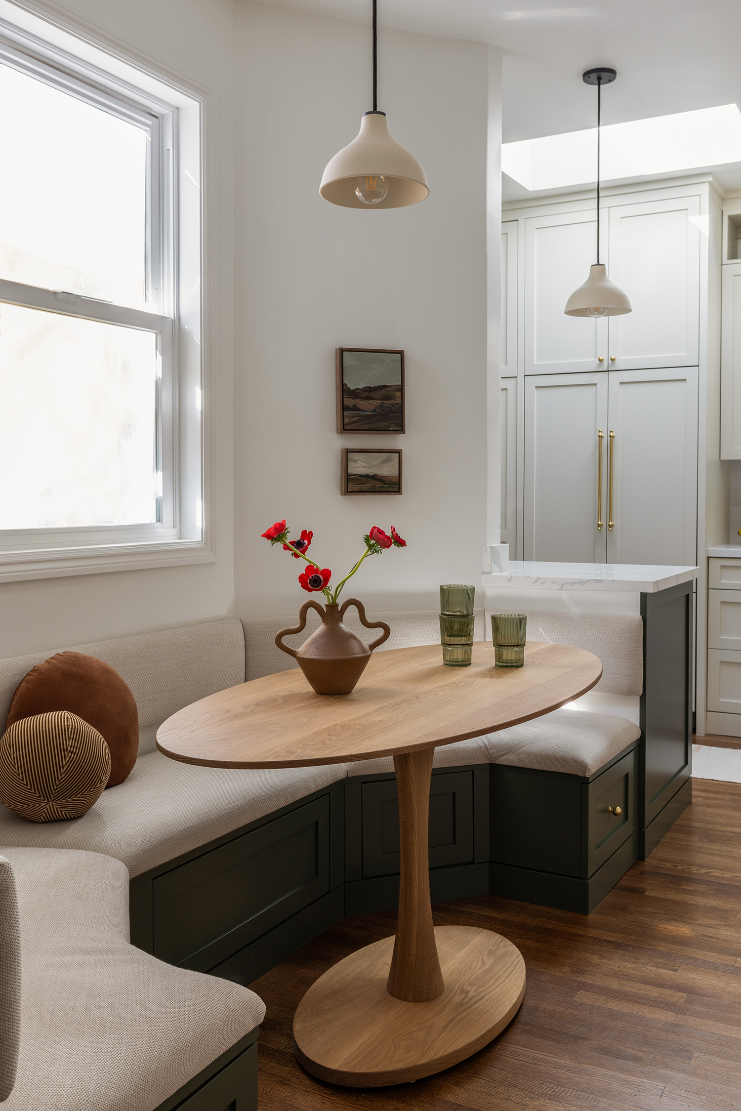 Breakfast Nook in SF Kitchen by Shiny Shed Collective