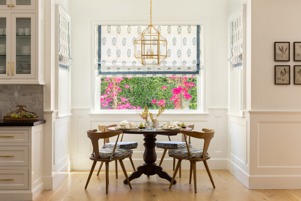 Breakfast Nook in Sherman Oaks House by Heath Interiors