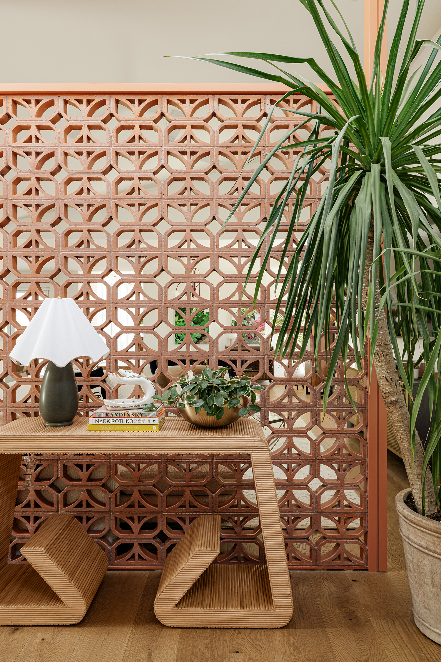 Breeze Block in Austin Mid-Century House by Moontower Design-Build