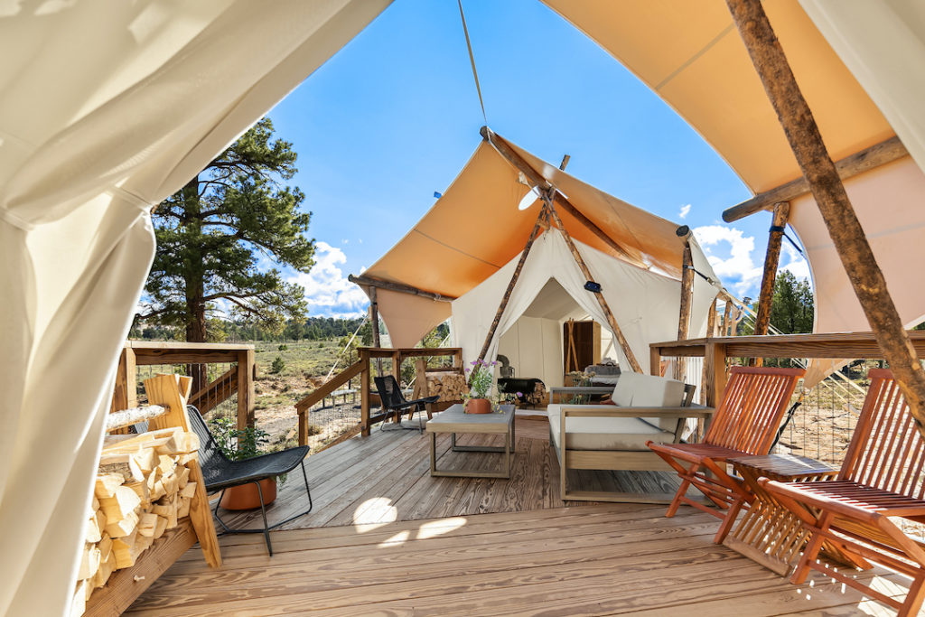 Under Canvas Bryce Canyon Tent Interior