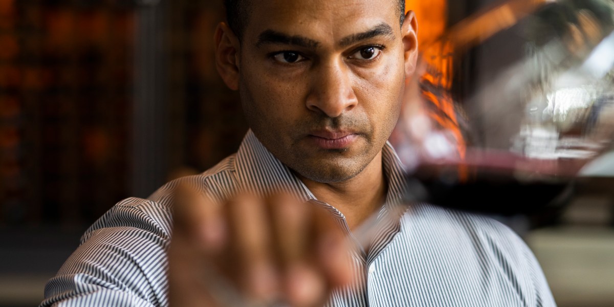 Zion-Curiel with Wine Glass