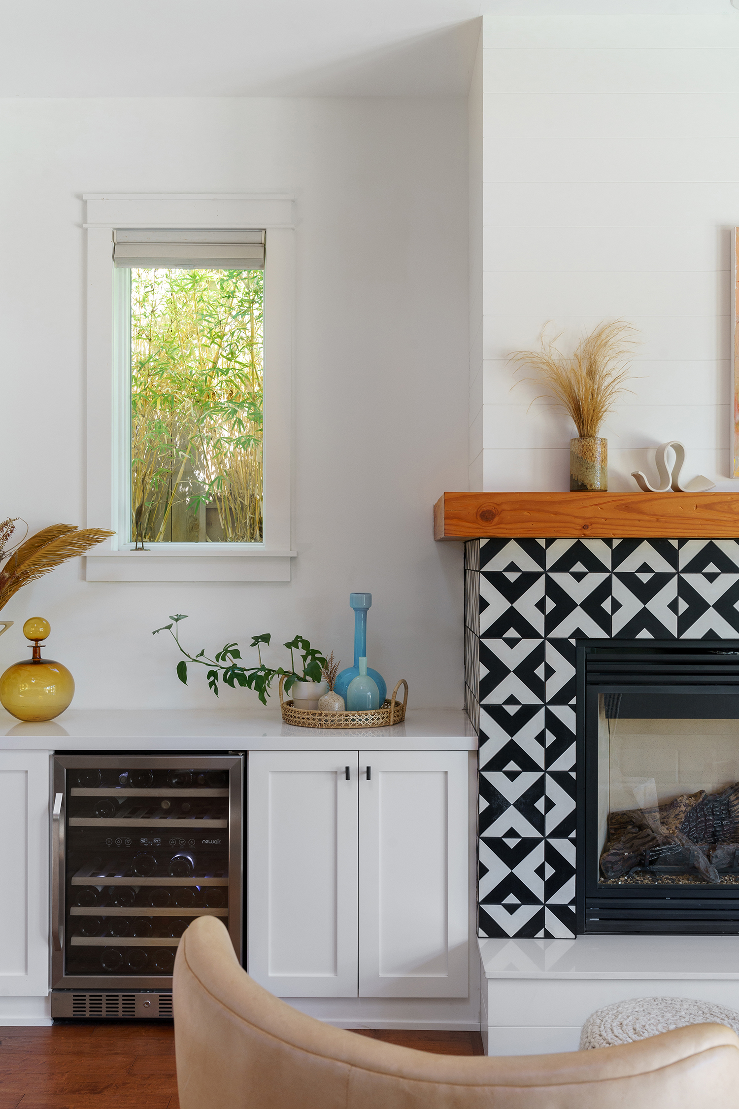 Built in Beverage Center by Salthouse Collective