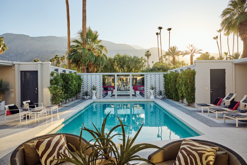Inside Martyn Lawrence Bullard’s Ultra Glamorous Palm Springs Oasis