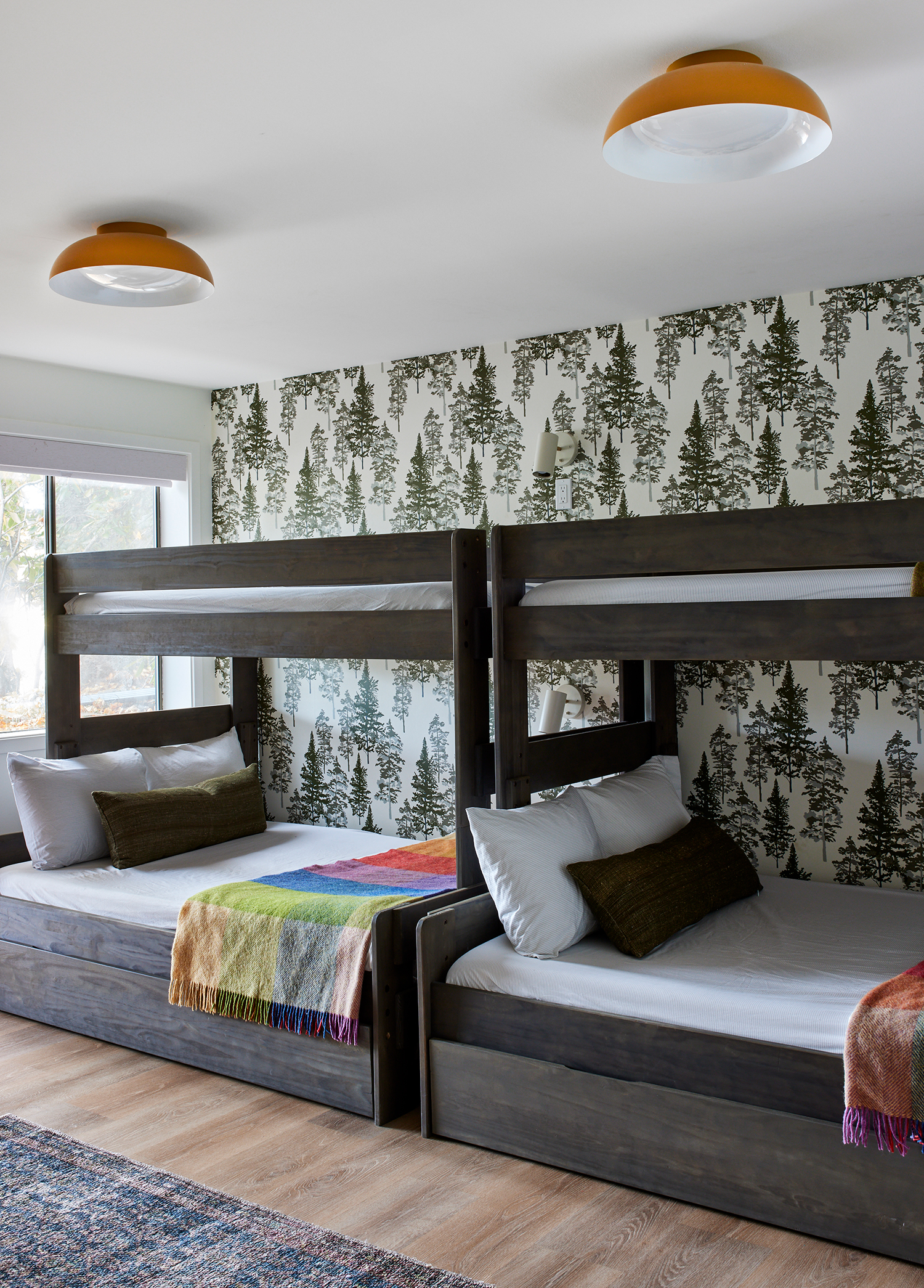 Bunk Room in Idaho Cabin by Lucas Browning Design