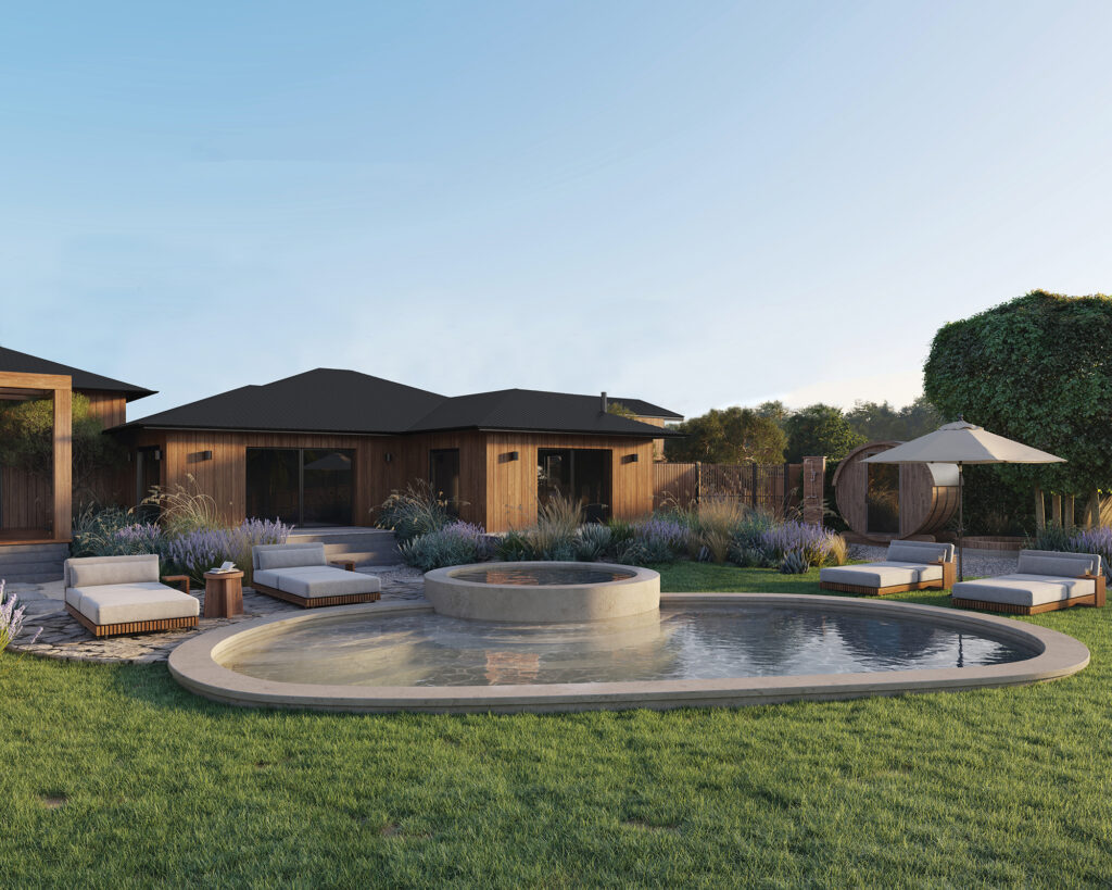 Burdge Architects Camille Styles Idea House Malibu Rendering