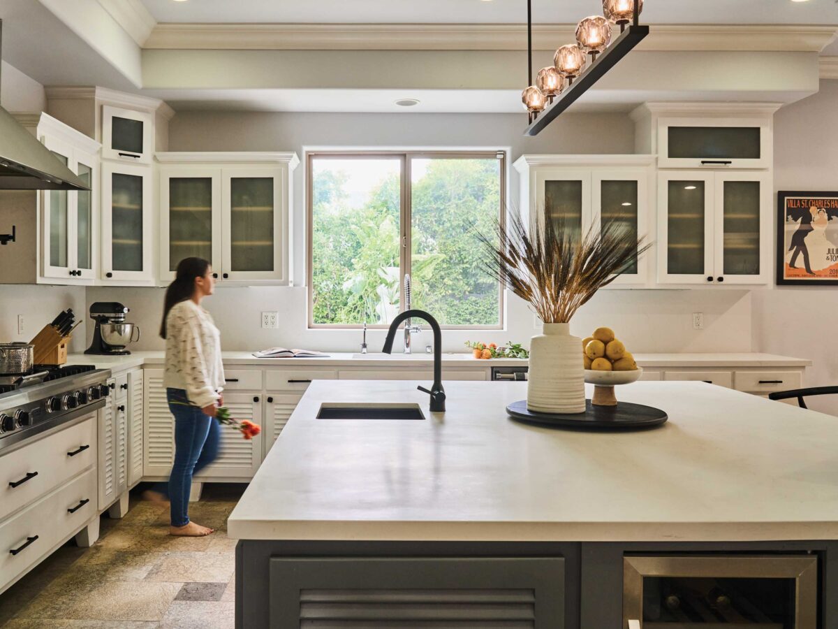 Caesarstone Kitchen Island