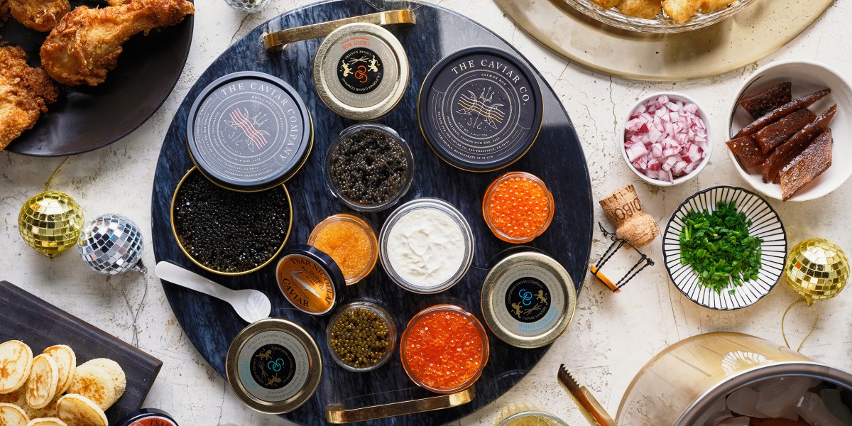 California Caviar Overhead Shot