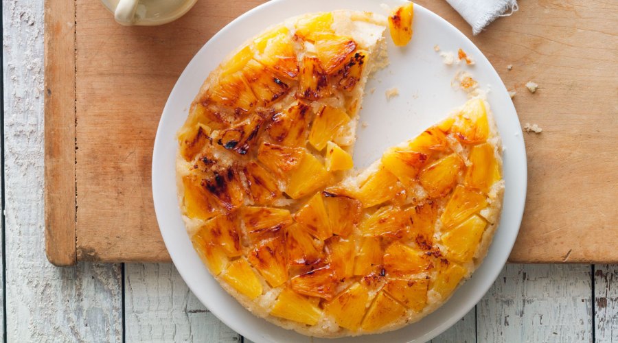 Coconut and Fresh Pineapple Upside-Down Cake