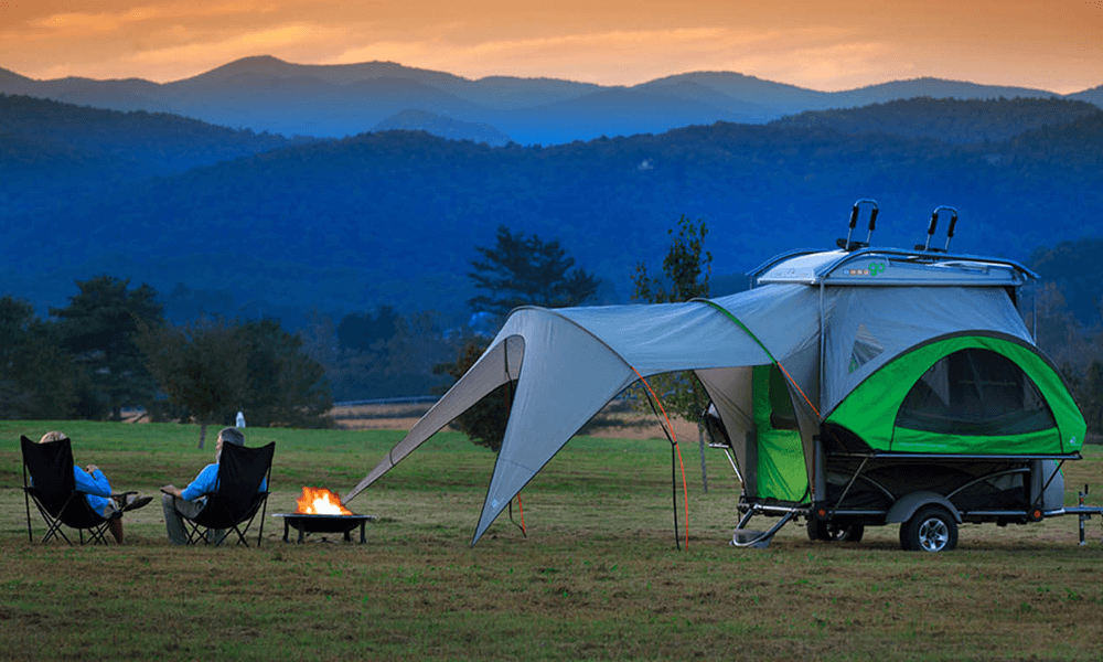 SylvanSport's GO Pop-up Tent Lifestyle Shot