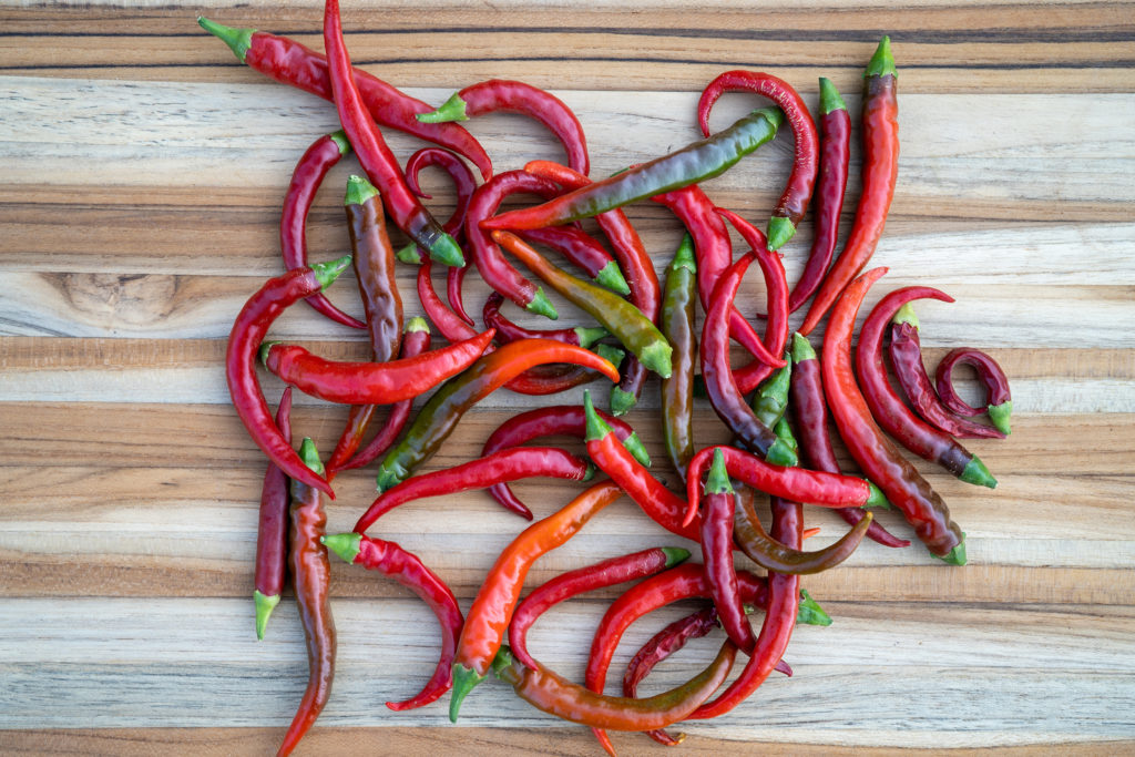 Cayenne peppers