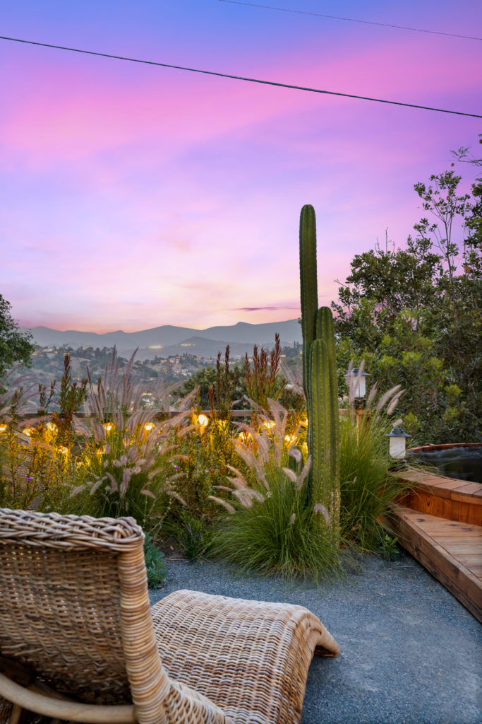 Cedar Tub with an Infinity View