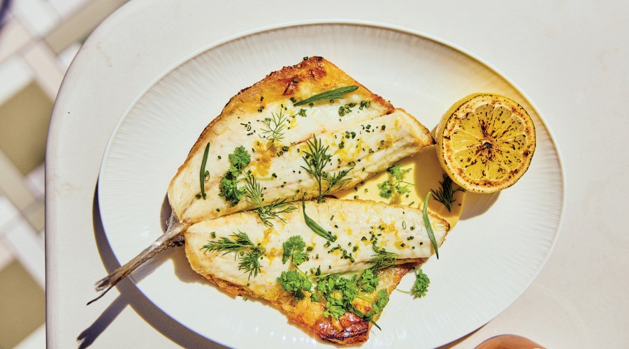 Chez Mia Grilled Branzino