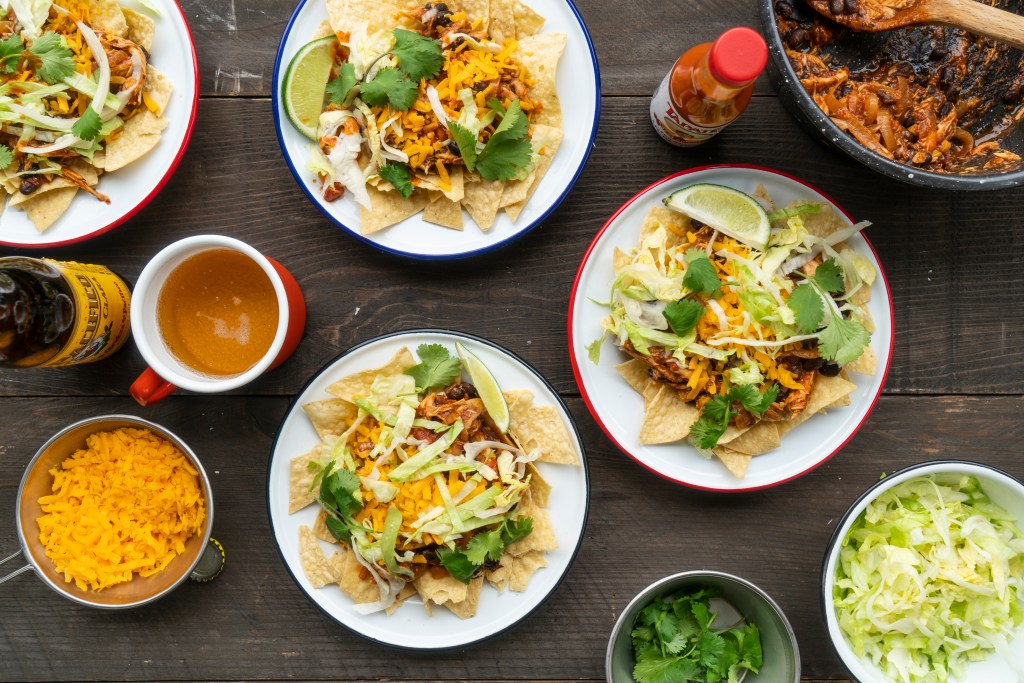 How to Make Chicken Enchilada Nacho Bowls for Camping