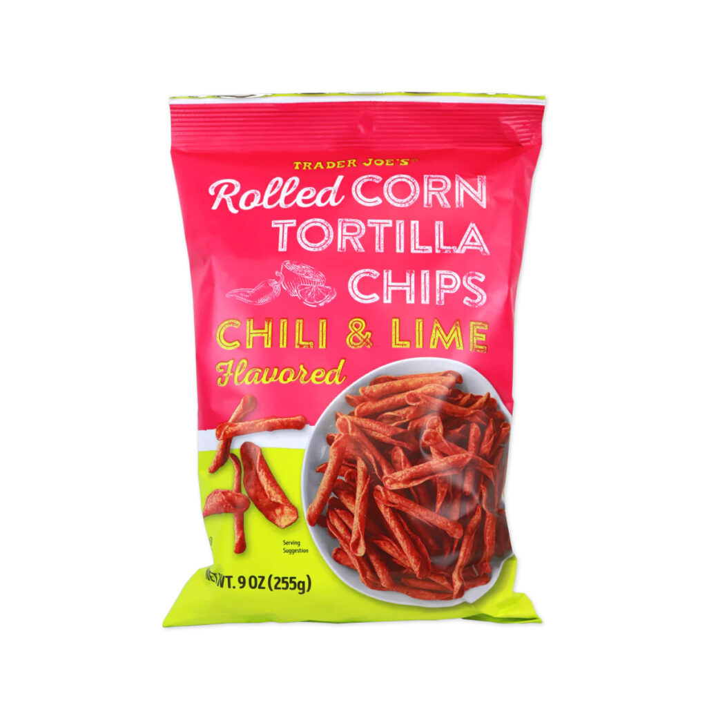 Chili and Lime Rolled Corn Tortilla Chips