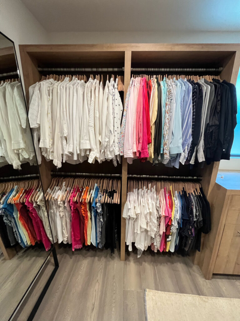 Closet Organized by Category