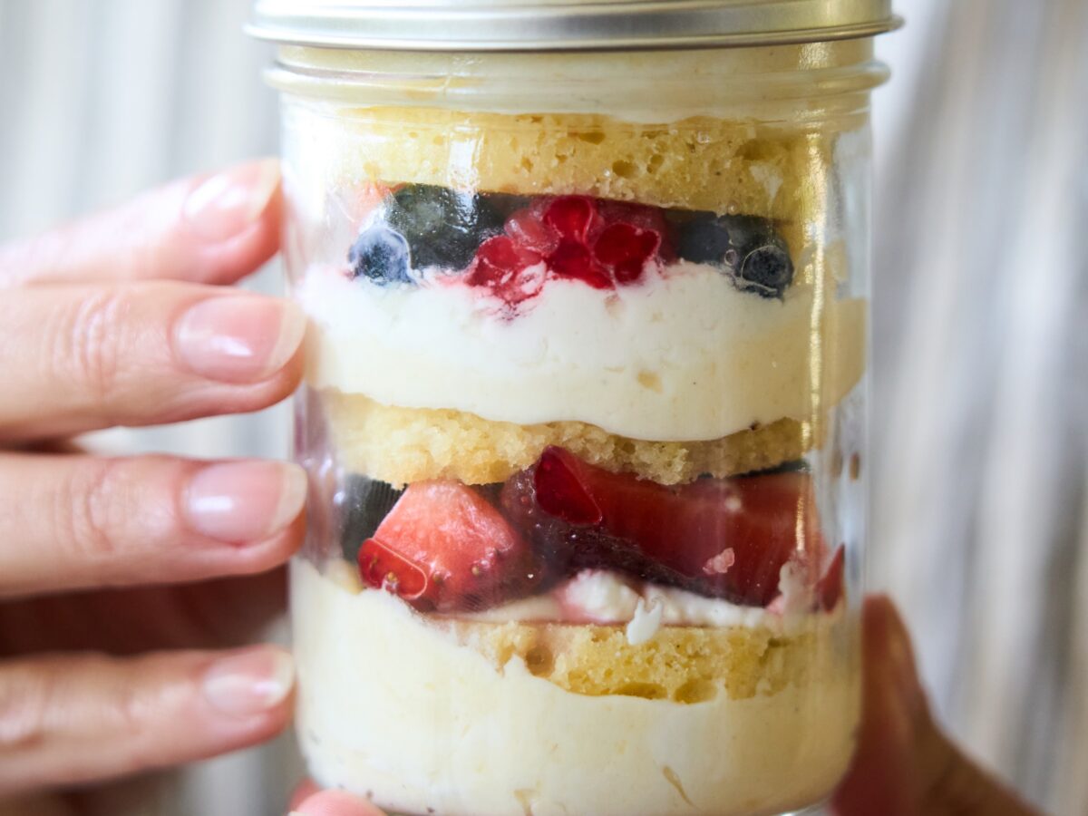 Single Clover Fruit Trifle