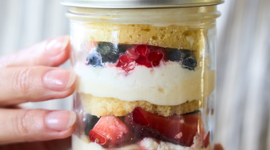 Single Clover Fruit Trifle