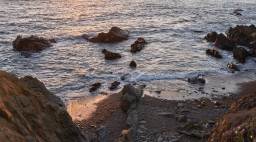 Sunset over Moonstone Beach Cambria
