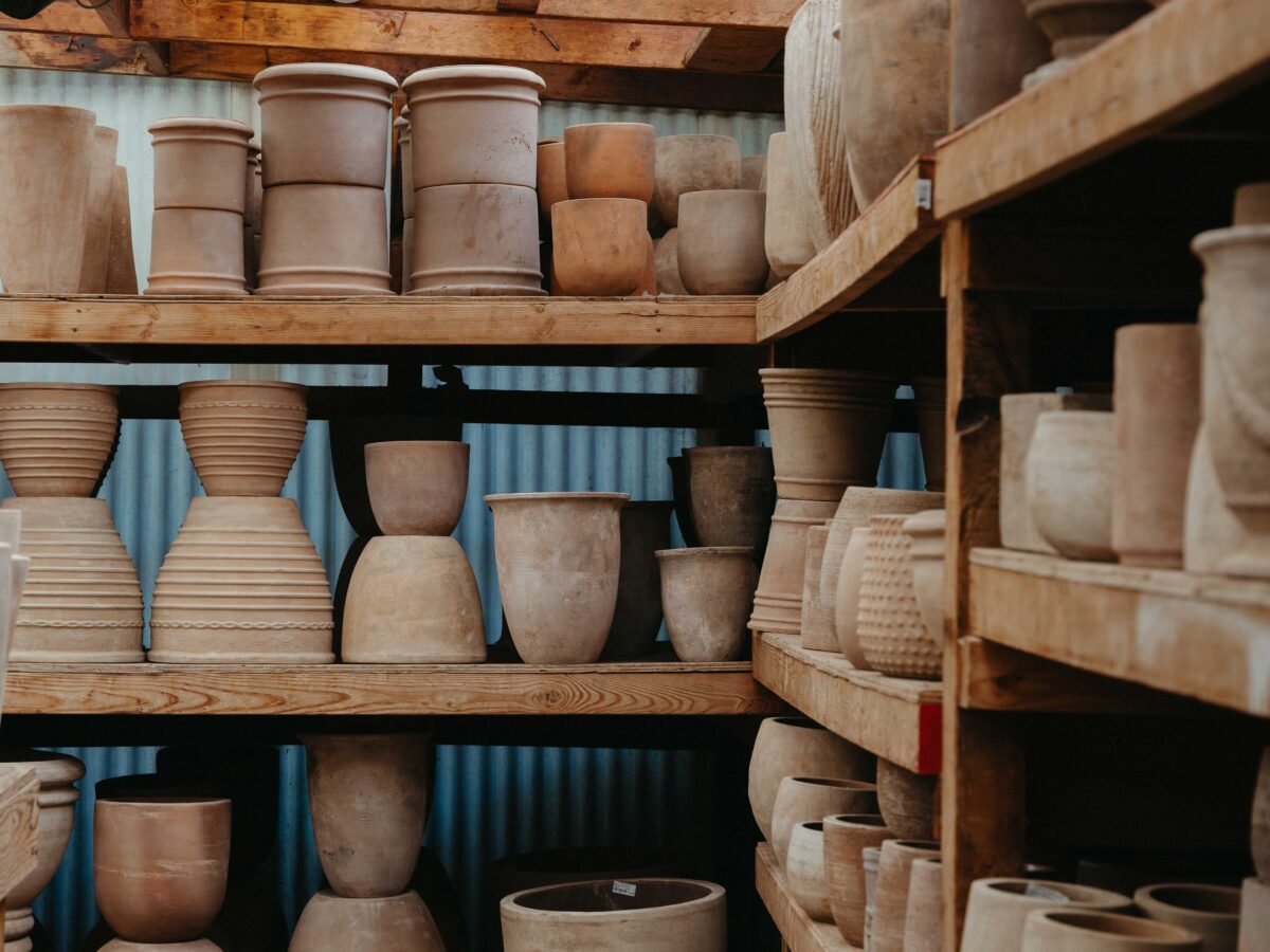 Empty Clay Pots