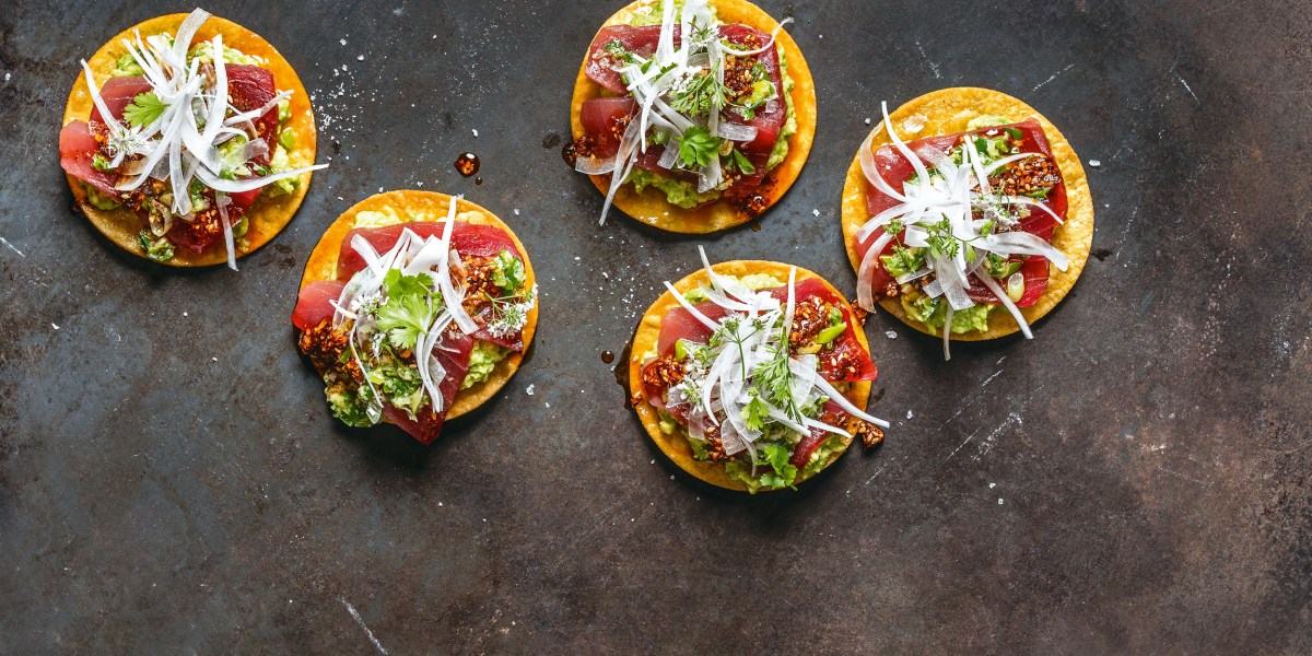 Melissa King Tuna Tostada