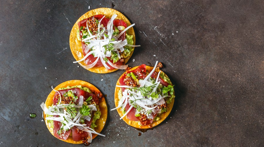 Tuna Tostada