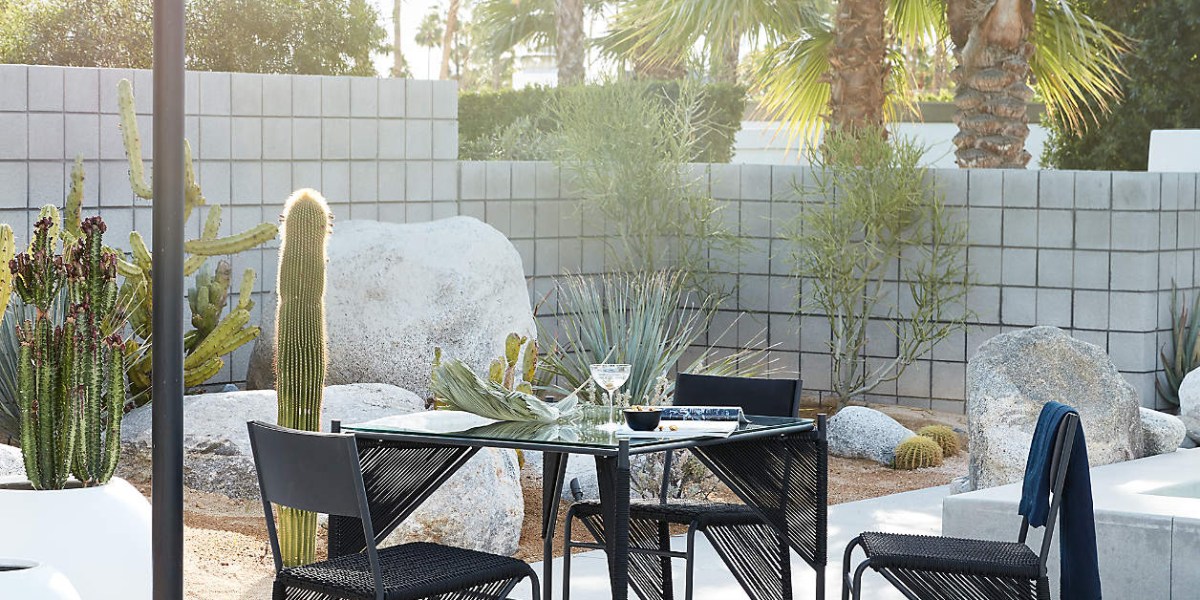 Crate & Barrel Dorado Dining Table