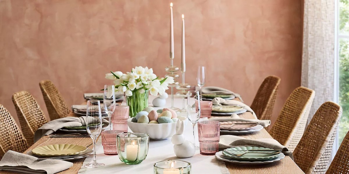 Crate & Barrel Easter Table