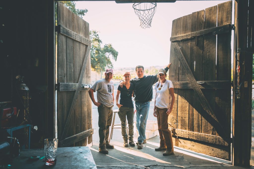 Reynoso Family in a Barn