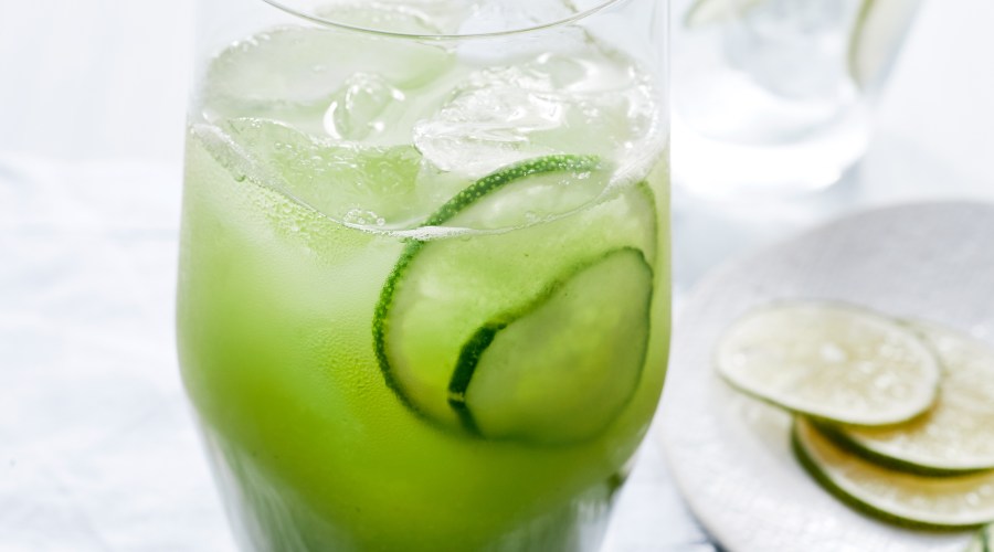 Cucumber, Lime, and Chile Agua Fresca