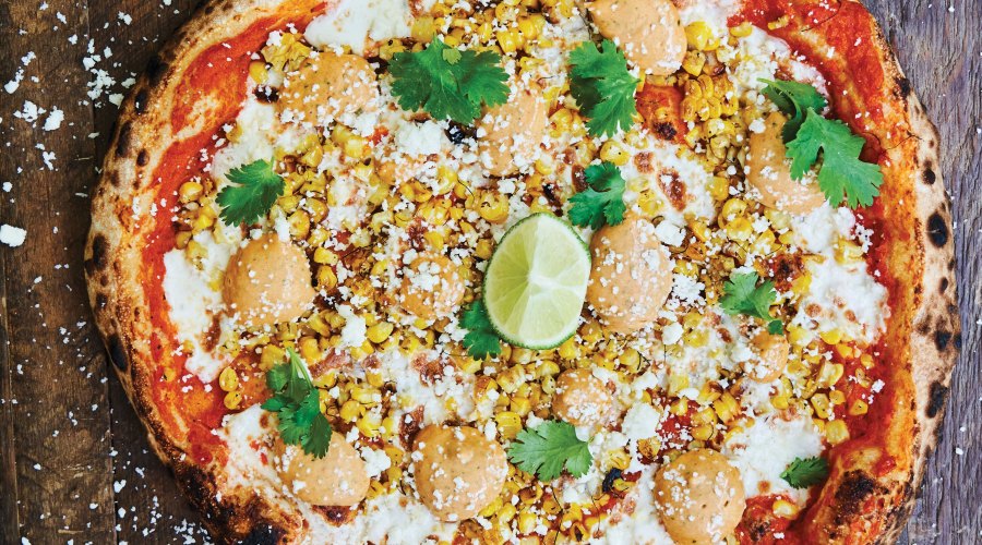 Elote Pizza