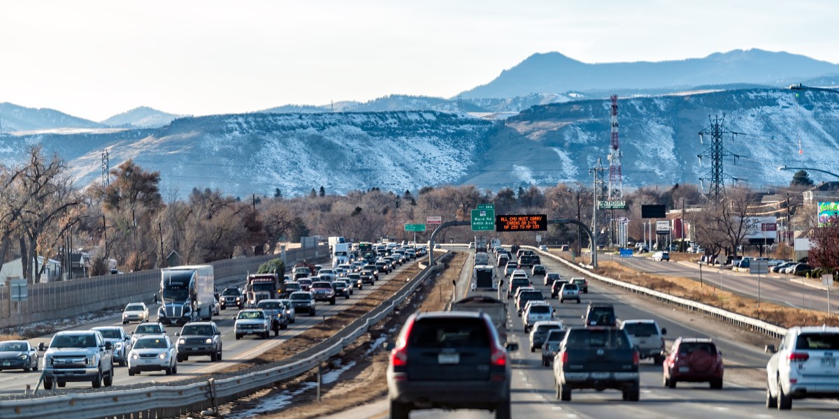 Denver Traffic Thanksgiving