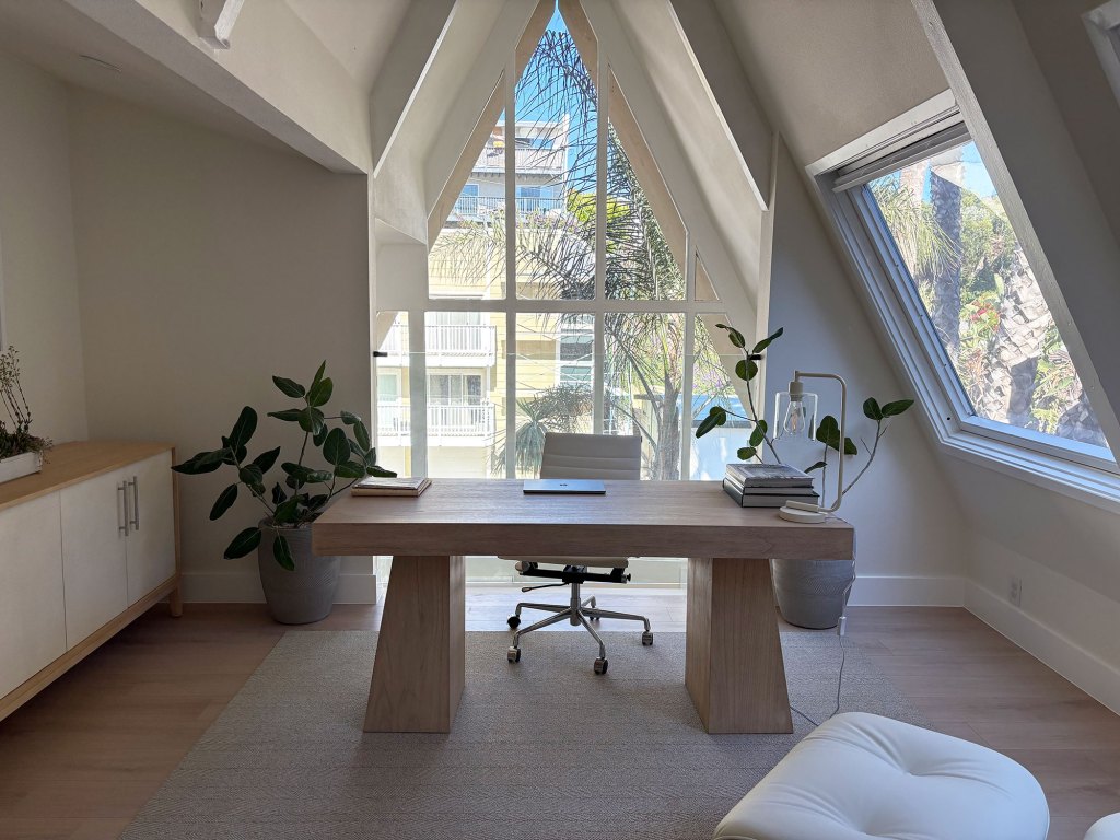 A Look at an Architect’s A-Frame Home Office Makeover