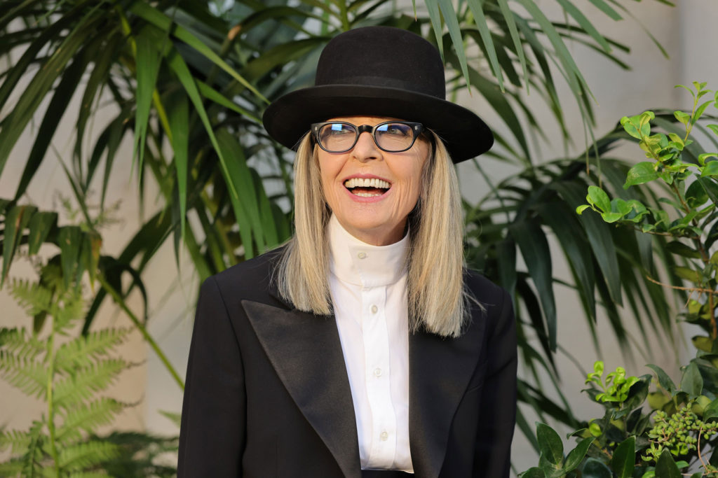 Diane Keaton at the Ralph Lauren Show