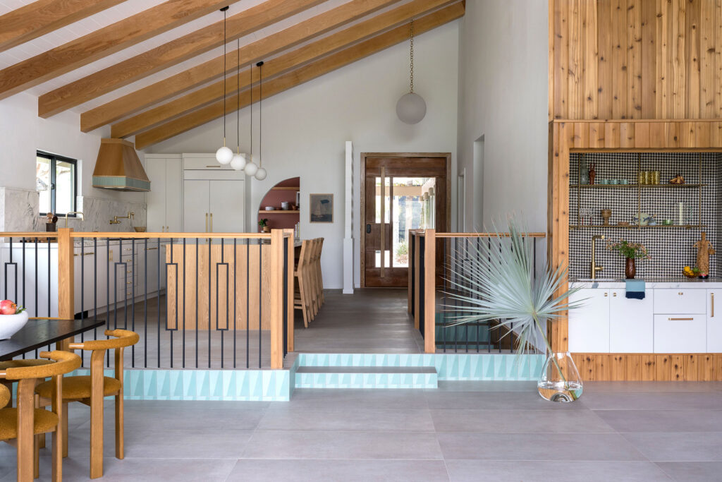 Dining Area in 1970s Lake House by Lizzie Green