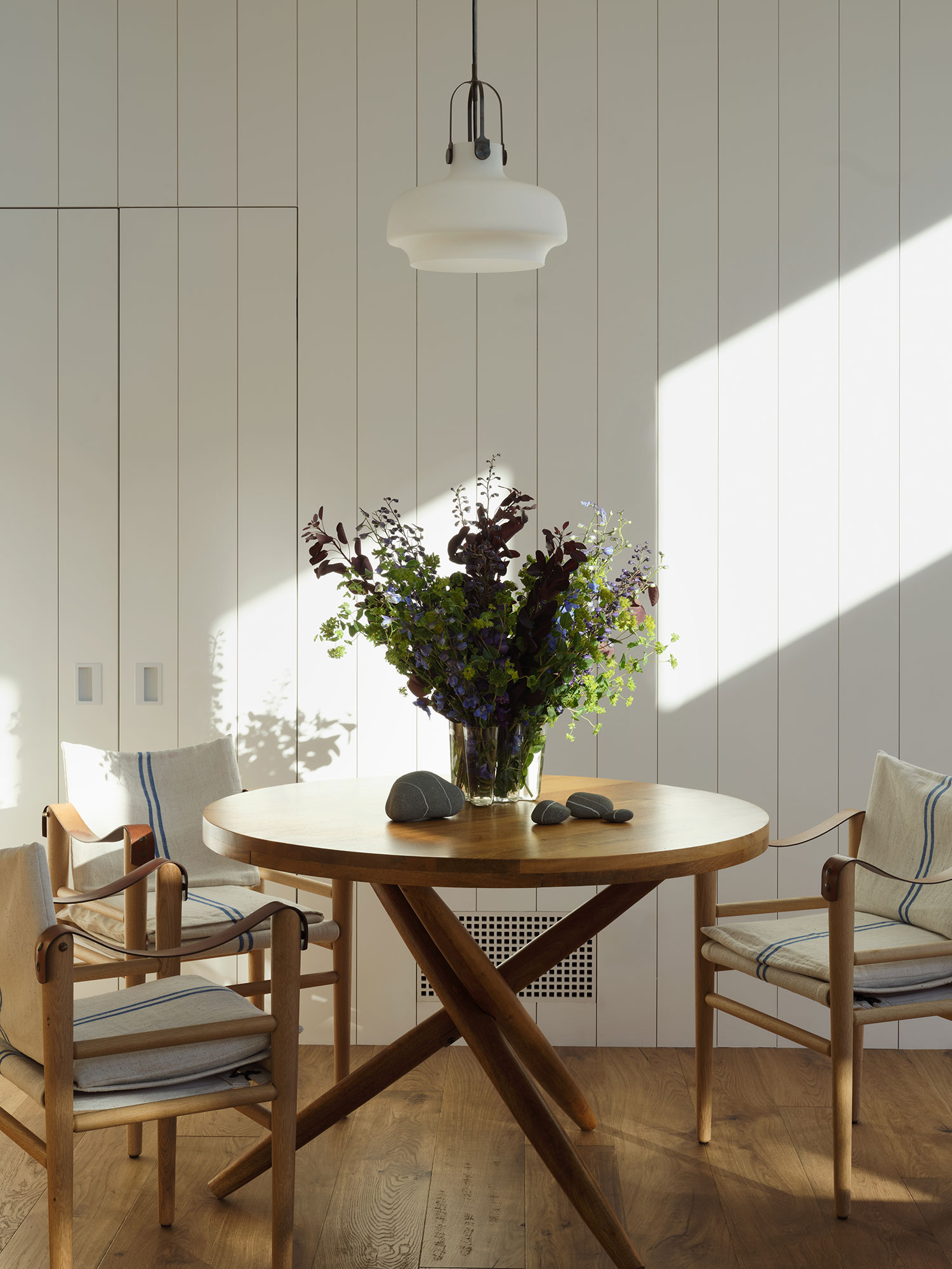 Dining Area in Mill Valley ADU by Richardson Pribuss Architects