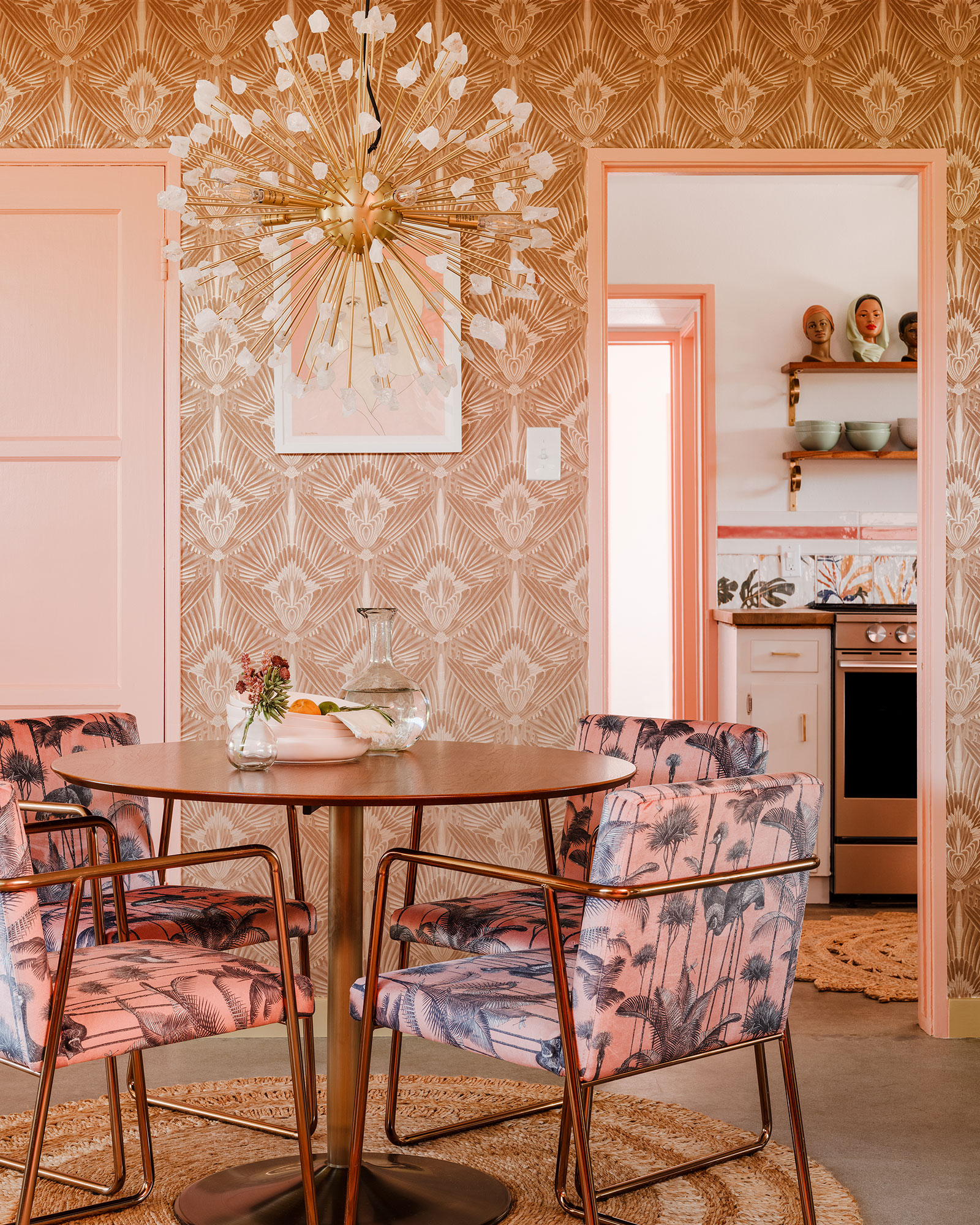 Dining Area in Busty Lush Palm Springs House by Laurel Harrop