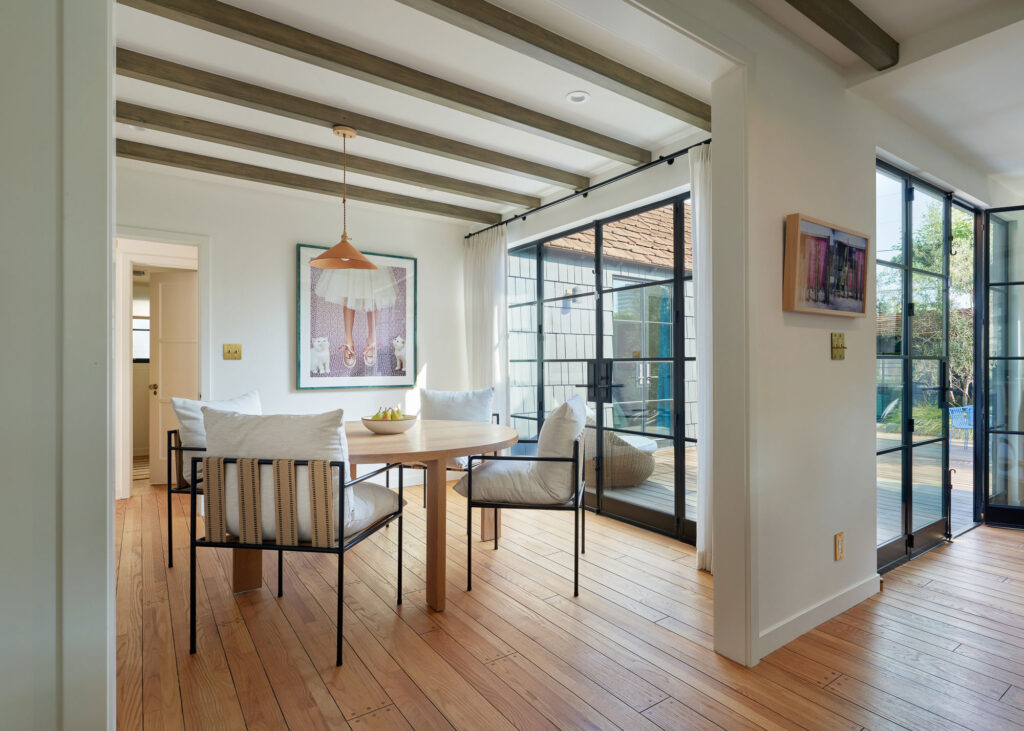 Dining Area in Santa Monica Bungalow by Harvest Architecture