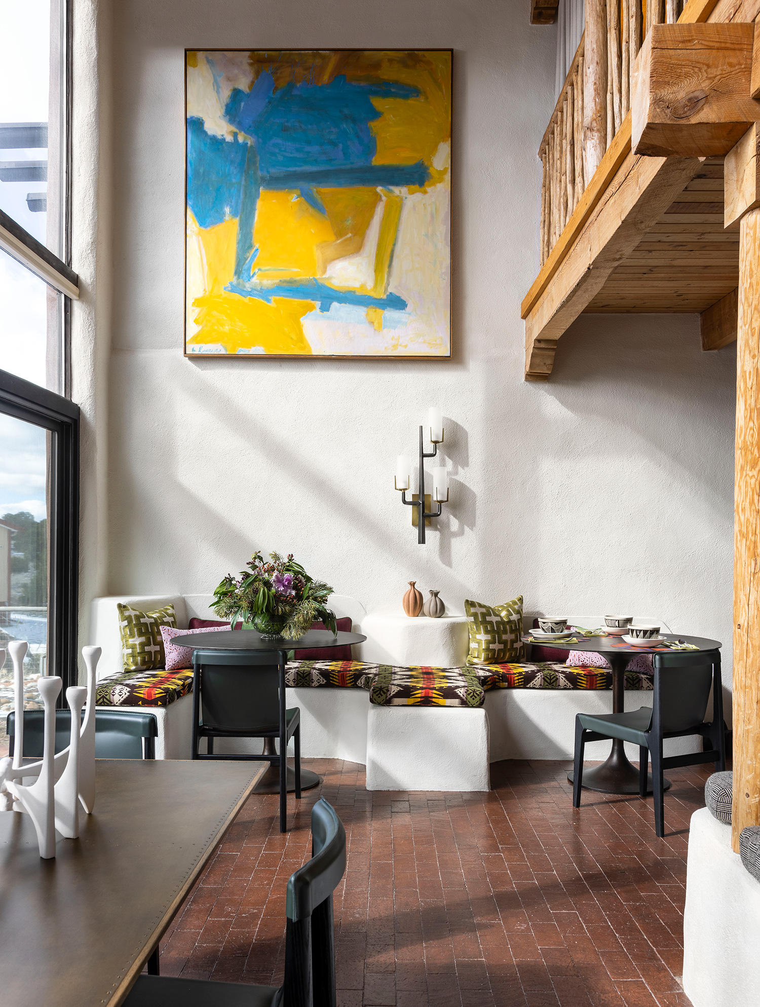 Dining Booth in Santa Fe House by Atelier Interior Design