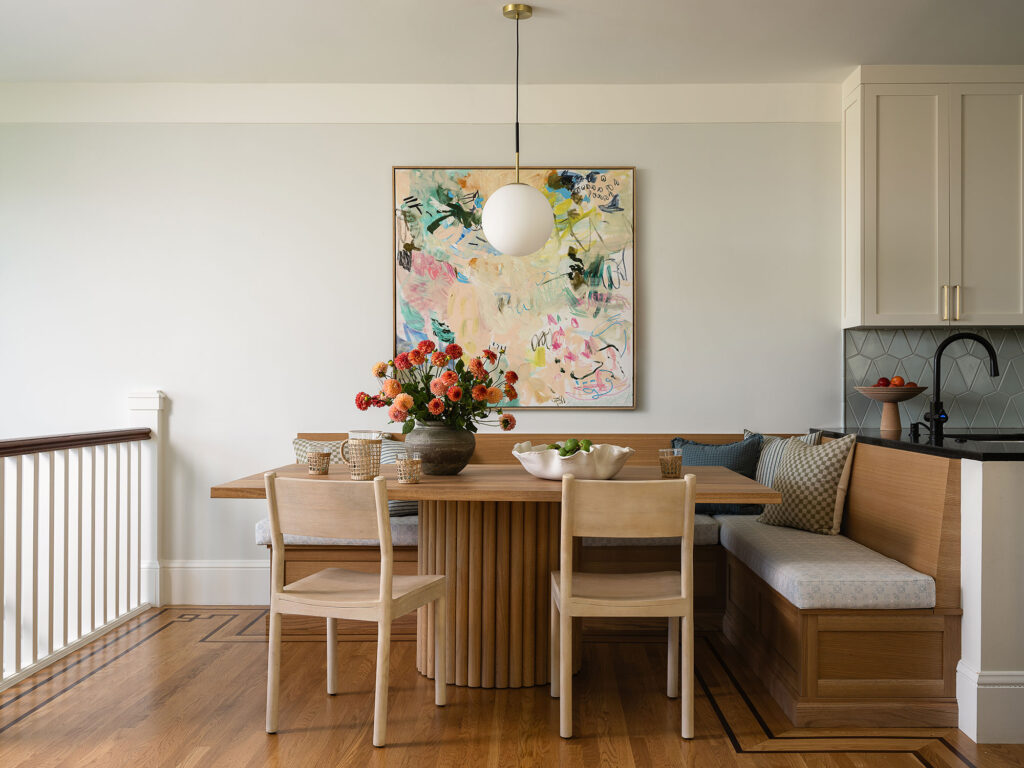 Dining Nook in Cole Valley Craftsman by Rachel Selding