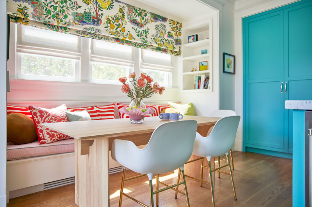 Dining Nook in Healdsburg Vacation Home by Studio Munroe