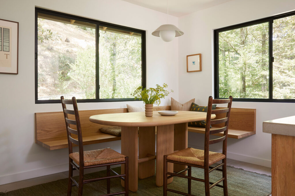 Dining Nook in Mill Valley House by Field Theory