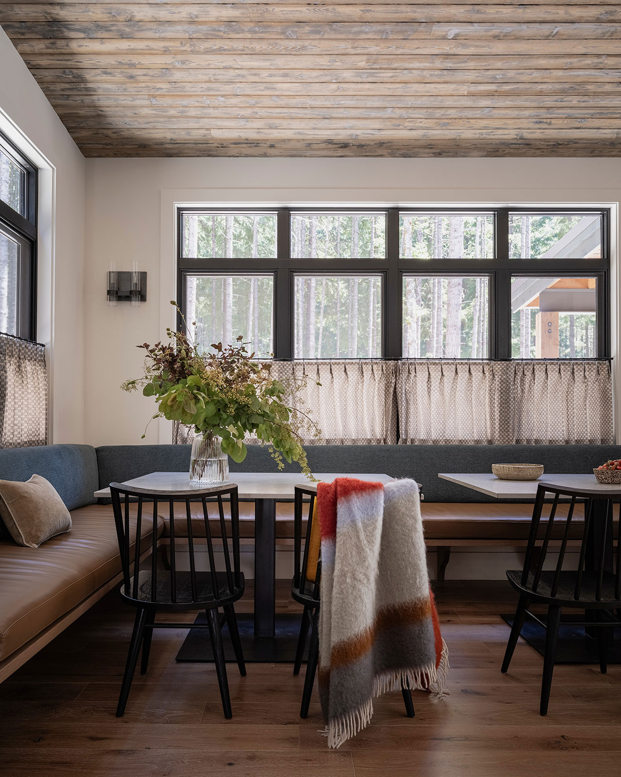 Dining Nook in Mt Rainier Vacation Home by White Label Interiors