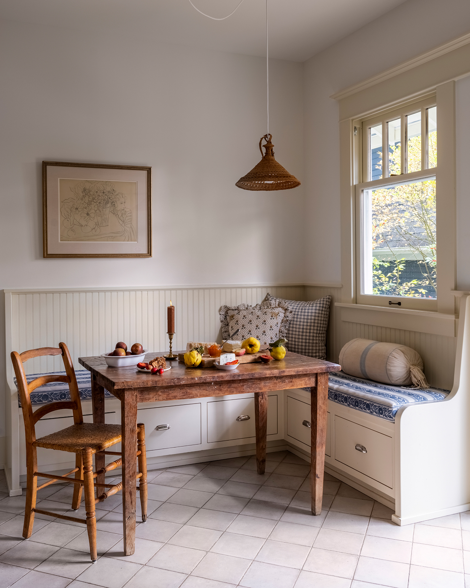 Dining Nook in Seattle Craftsman by Anne Corgan