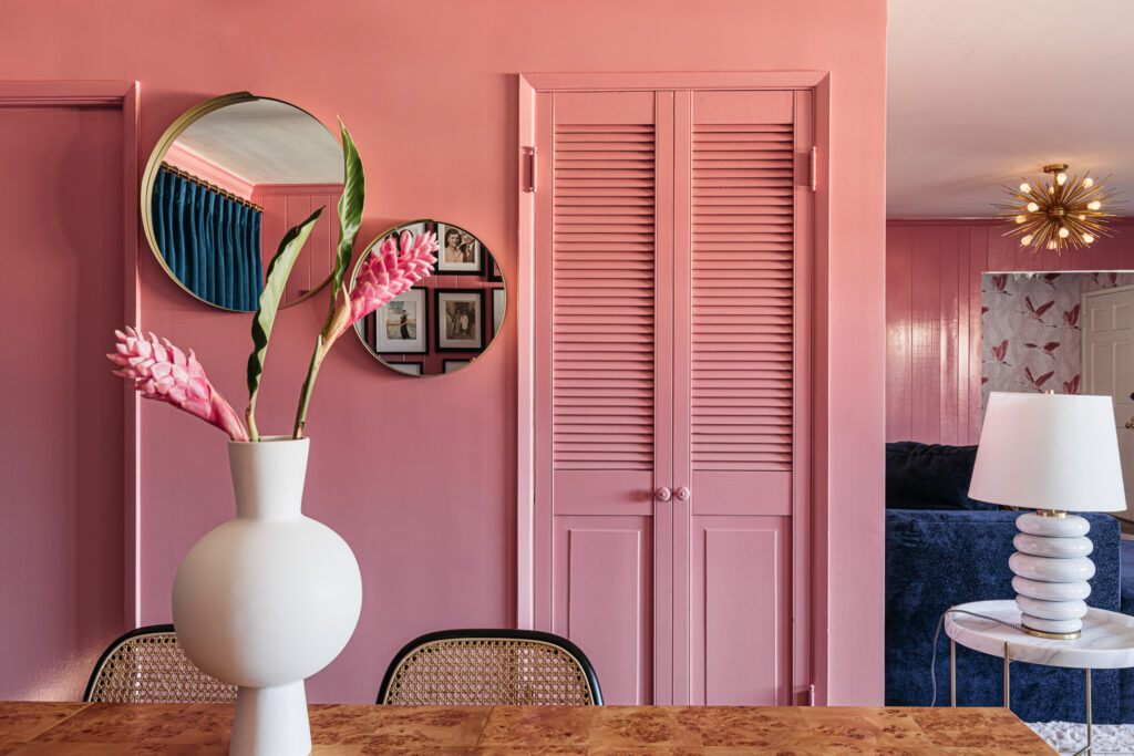 Dining Room in Barbie Pink House by Raelena Vasquez
