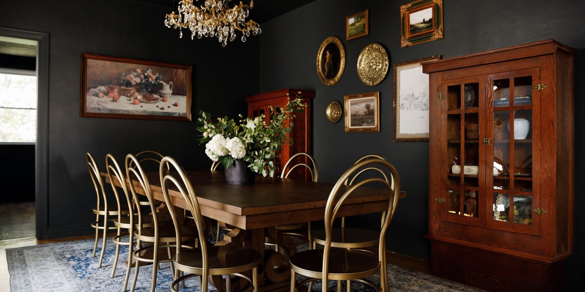 Dining Room in Boise House by We Three Design