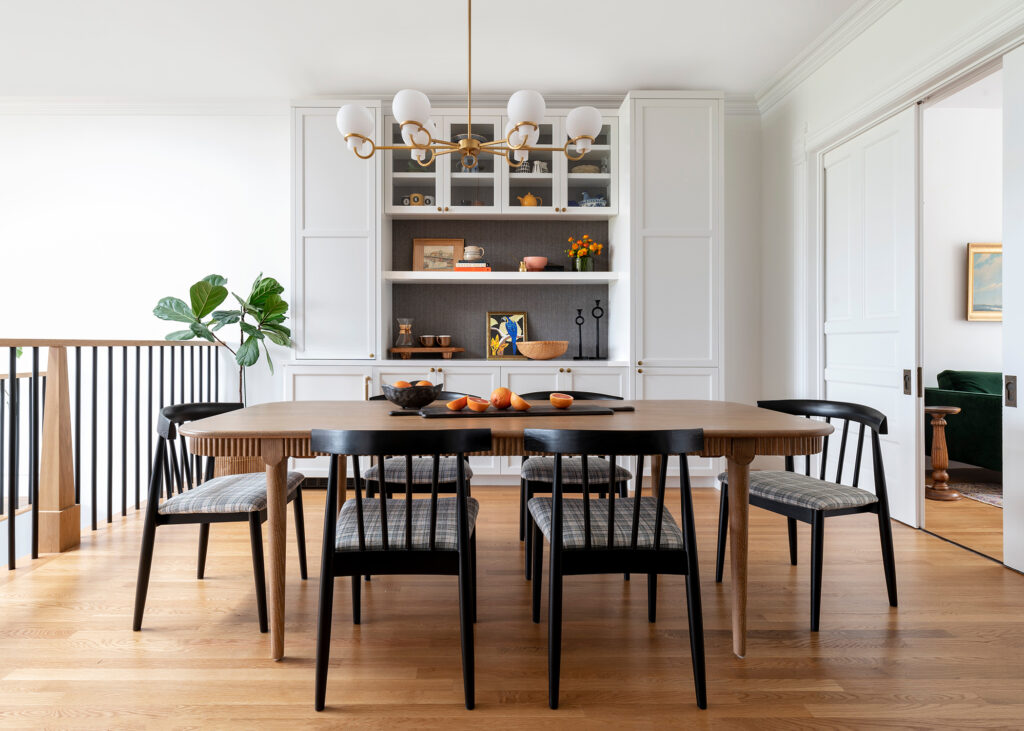 Dining Room in San Francisco House by Kendra Nash